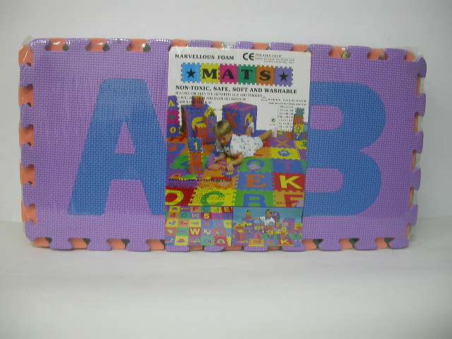 兒童遊戲字母巧拼地墊－EVA無毒泡綿安全遊戲墊